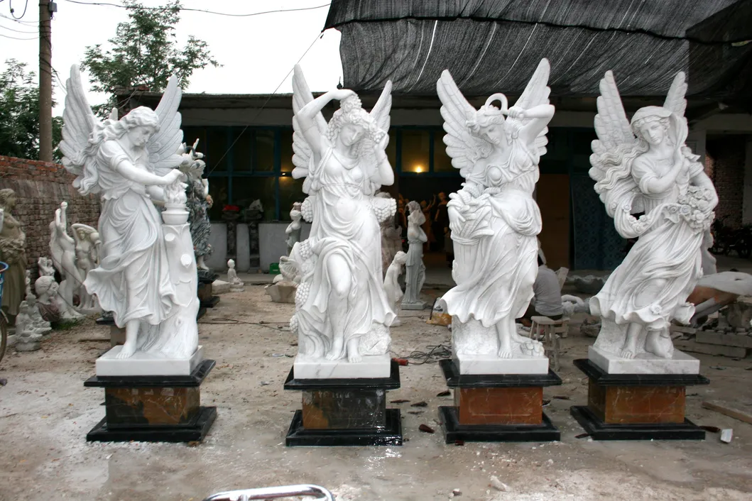 White Marble Goddess Statue