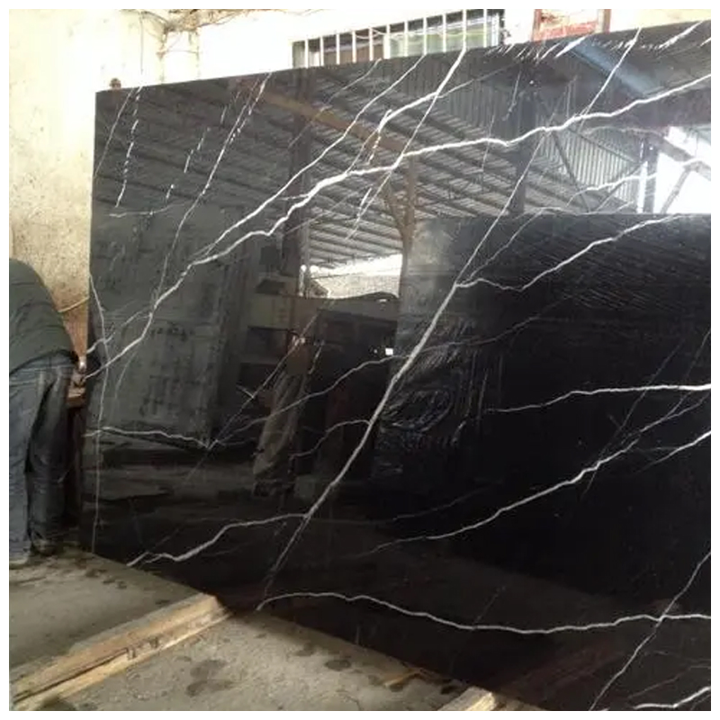 Chinese Nero Marquina Black and White Marble for Tiles and Countertops
