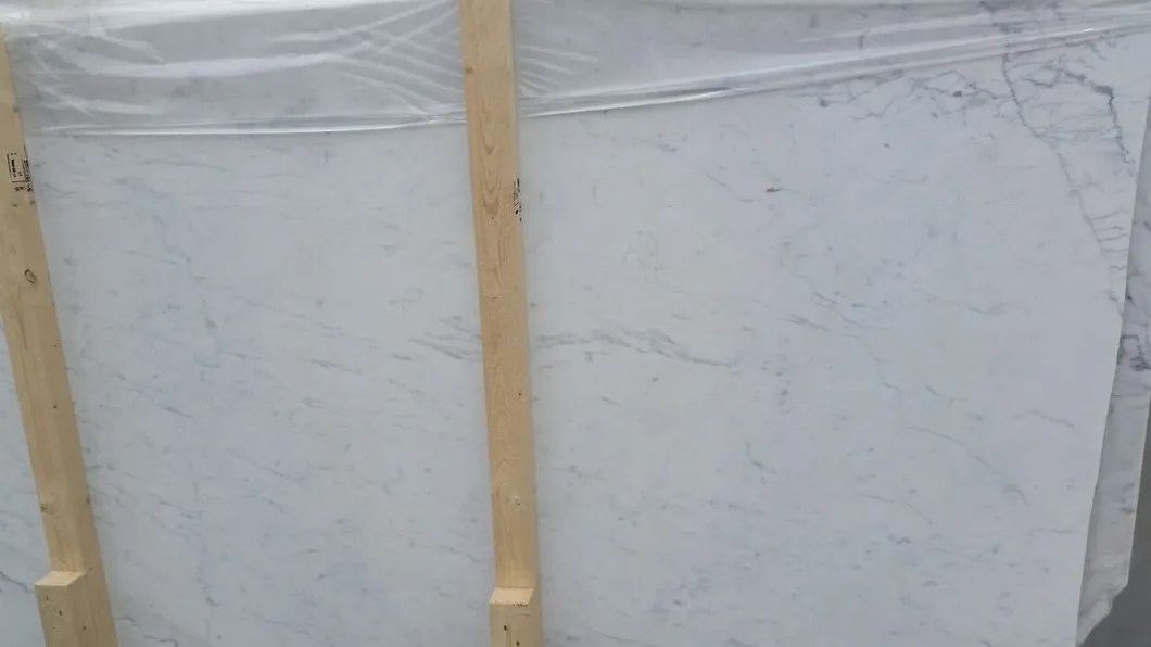Natural Stone White Grey Veins Bianco Carrara Marble