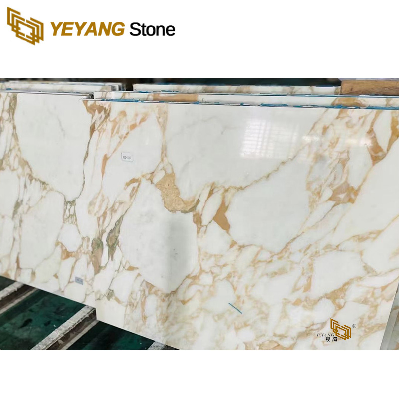 Italian White Natural Stone Calacatta Gold Marble Slabs/Tiles