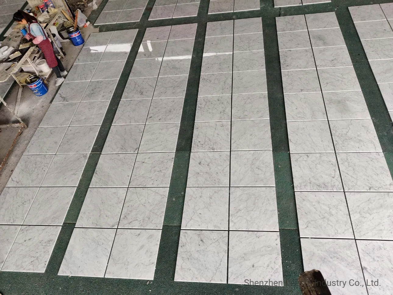 Hot Sale Bianco Carrara White Marble, Marble Tiles and Marble Flooring