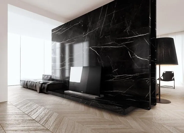 Black Marble Tile Details