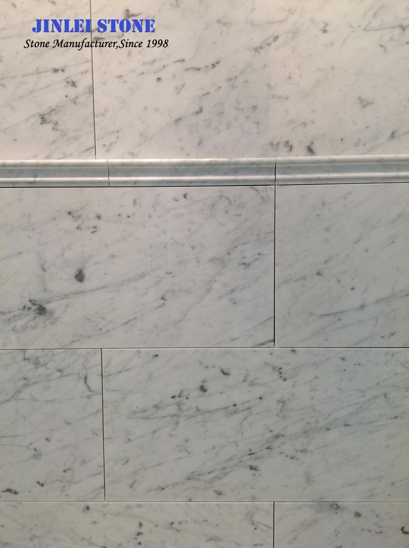 Natural Stone Italian Hexagon Bianco Carrara White Marble Slab/Tile Flooring/Vanitytop/Kitchen Countertop Marble