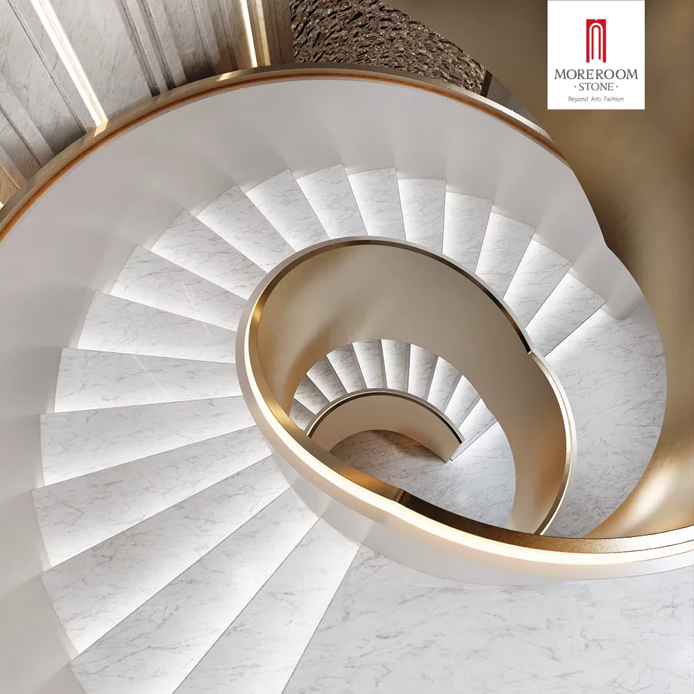 Italian Style Porcelain Slab Carrara Marble Pattern for Bathroom Vanity Tops and Shower Walls