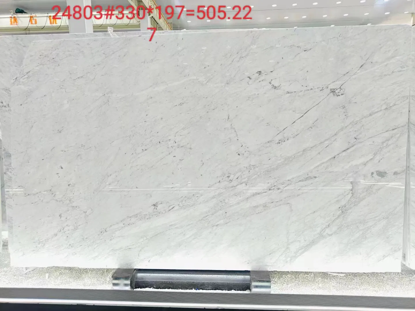Italian White Carrara Marble Slabs for Flooring &amp; Wall Project Customized Sizes