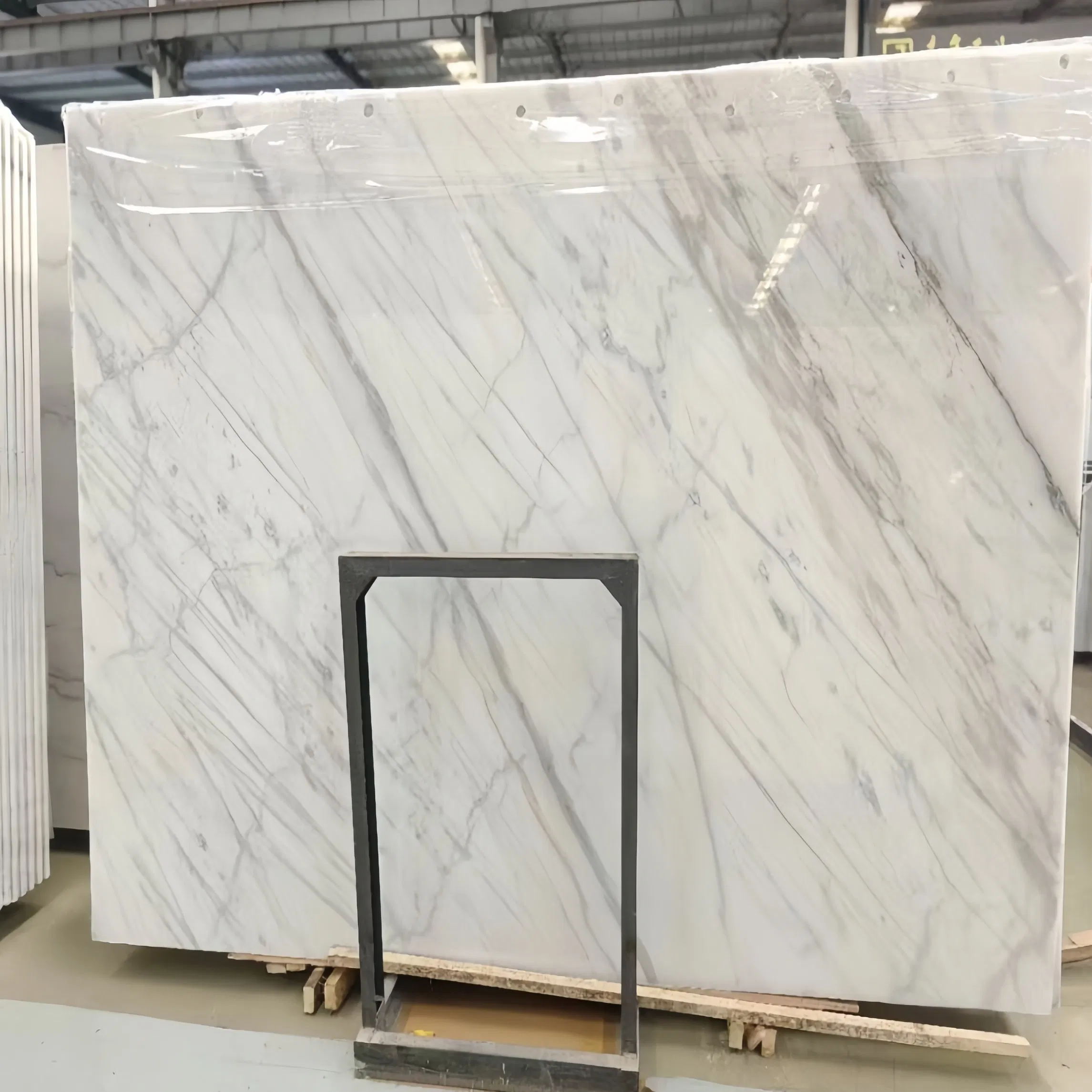 Natural Marble Cloudy White Guangxi White Marble China Carrara White Decoration Material for Wall Cladding