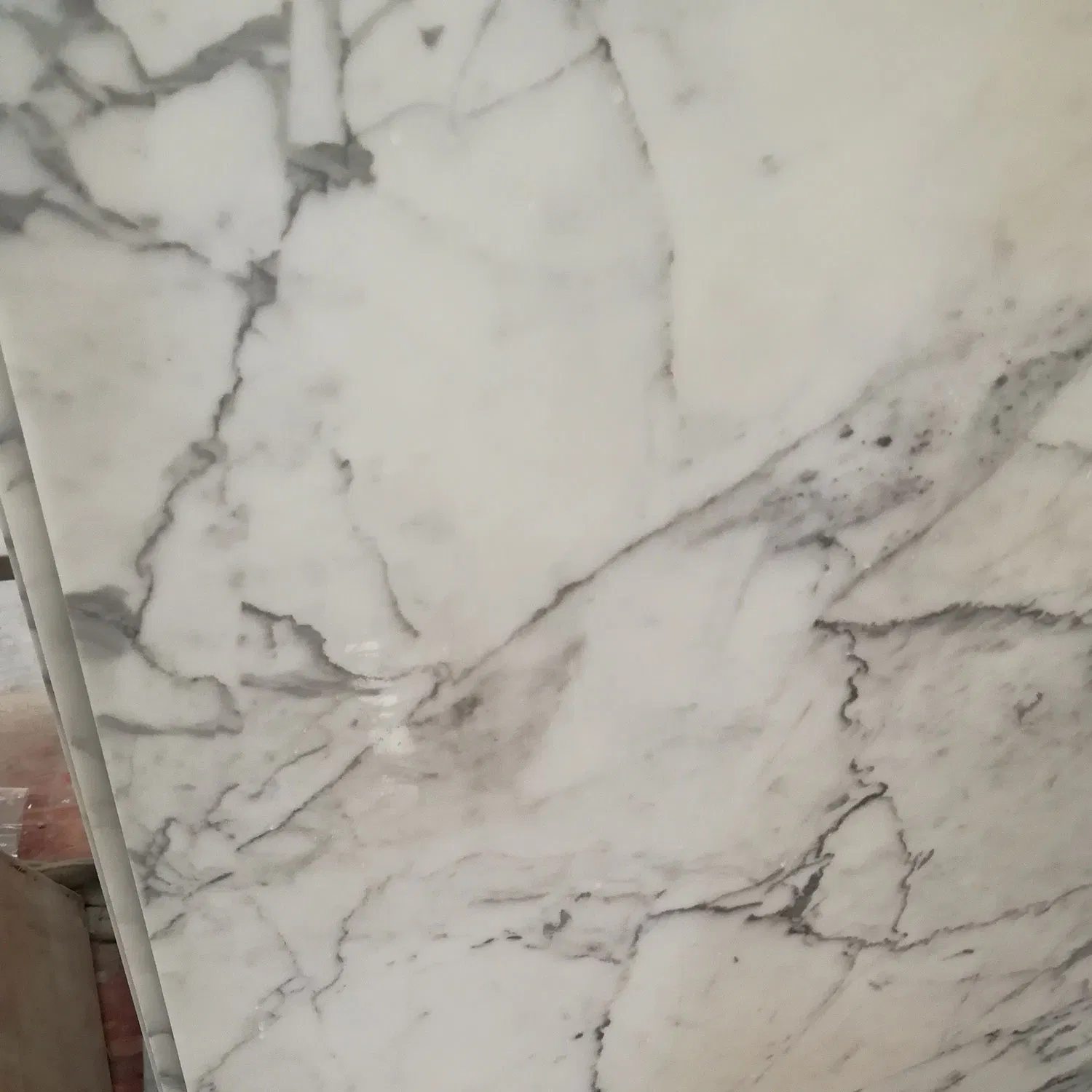 China Supplier Natural Polishing Statuary Stone Cut to Size Tiles White Marble Slabs