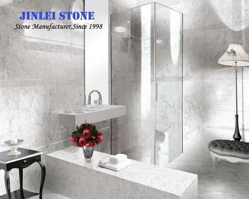 Bianco Carrara White Marble Tile