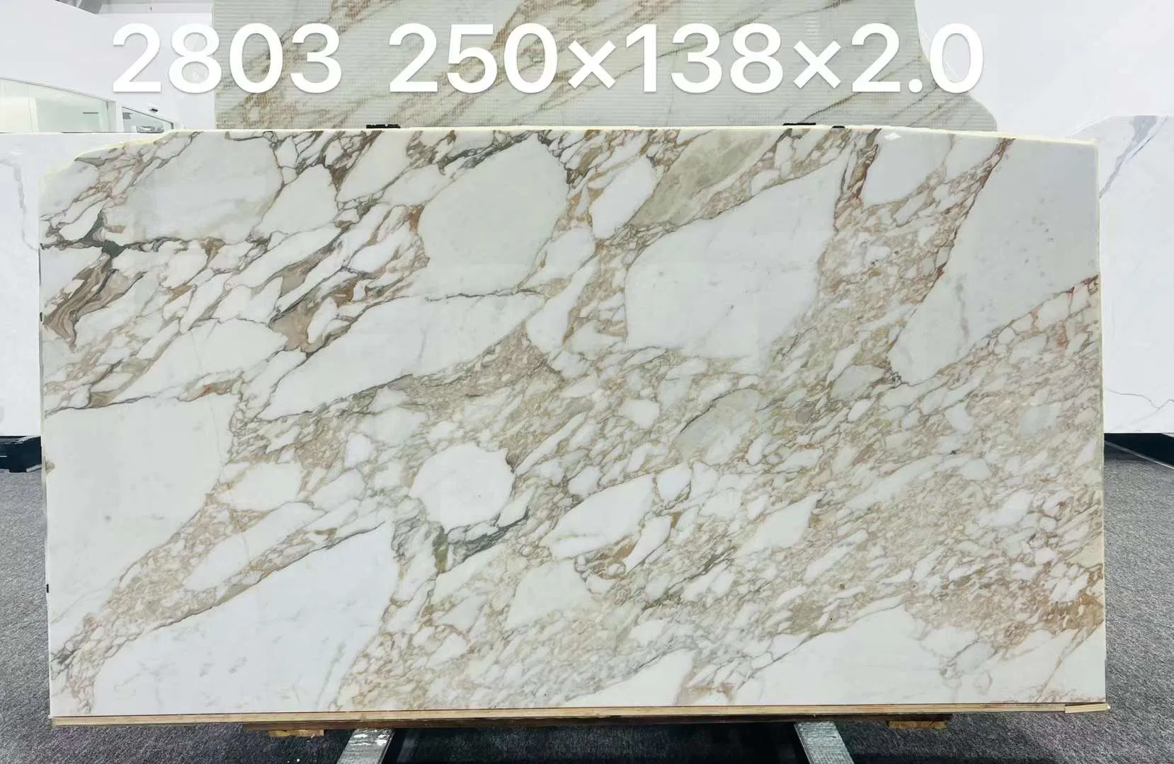 Natural Polished Calacatta Gold Marble Slabs for Kitchen/Bathroom/Countertop/Wall/Floor
