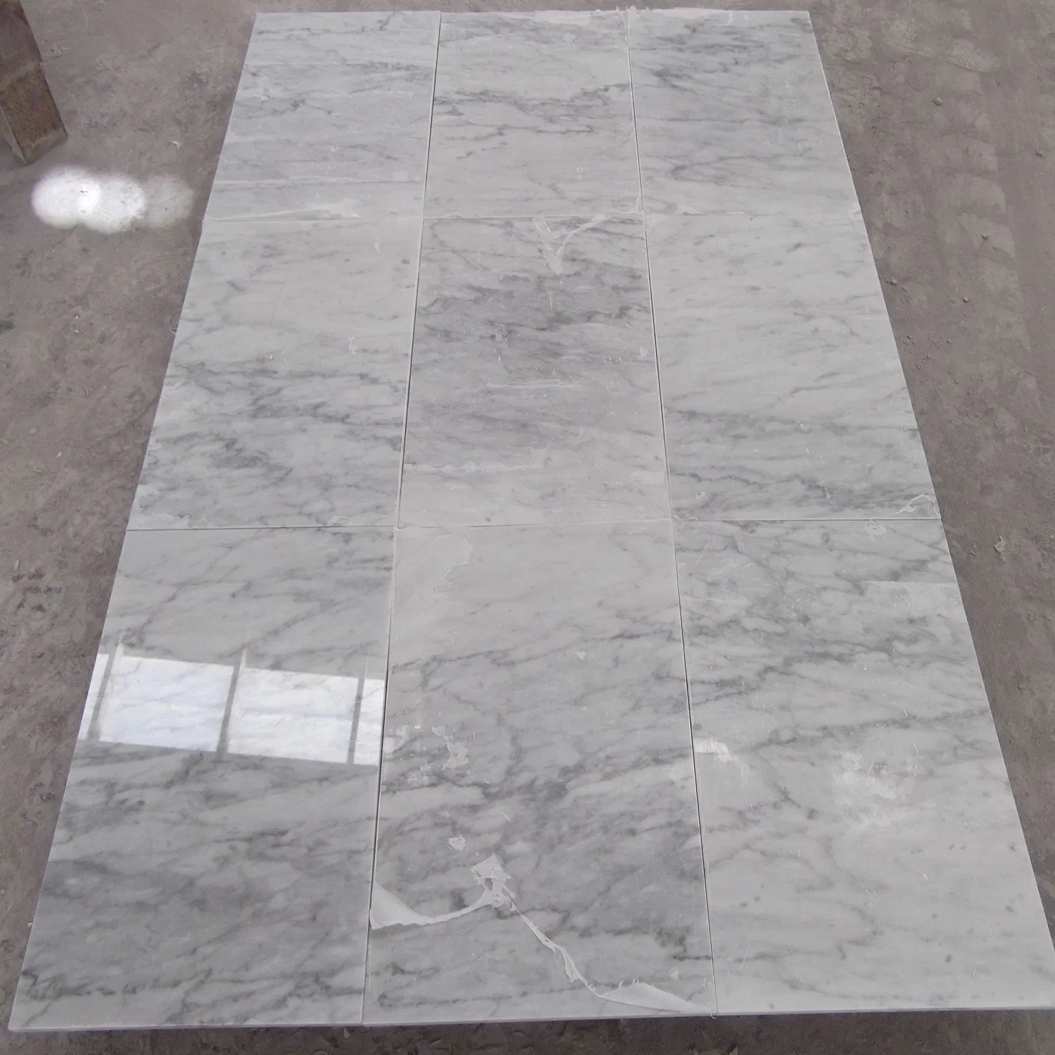 Building Materials Italy White Marble Stone Colors Bianco Carrara Marble Polishing