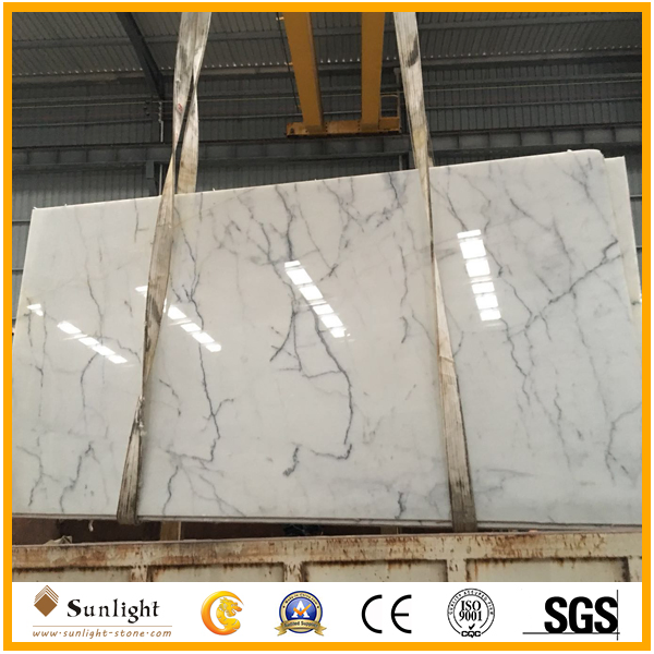 Luxury Marble Wholesale Italian Statuario Calacatta White Marble Tile