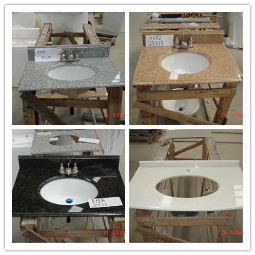 Carrara White Marble Countertop with Basin
