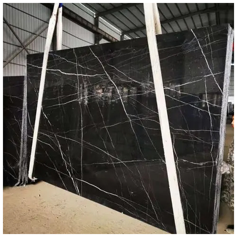 Chinese Nero Marquina Black and White Marble for Tiles and Countertops