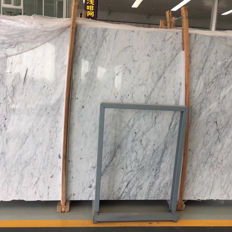 Carrara Bianca White Marble, Italian Carrera Bianco Marble Slabs