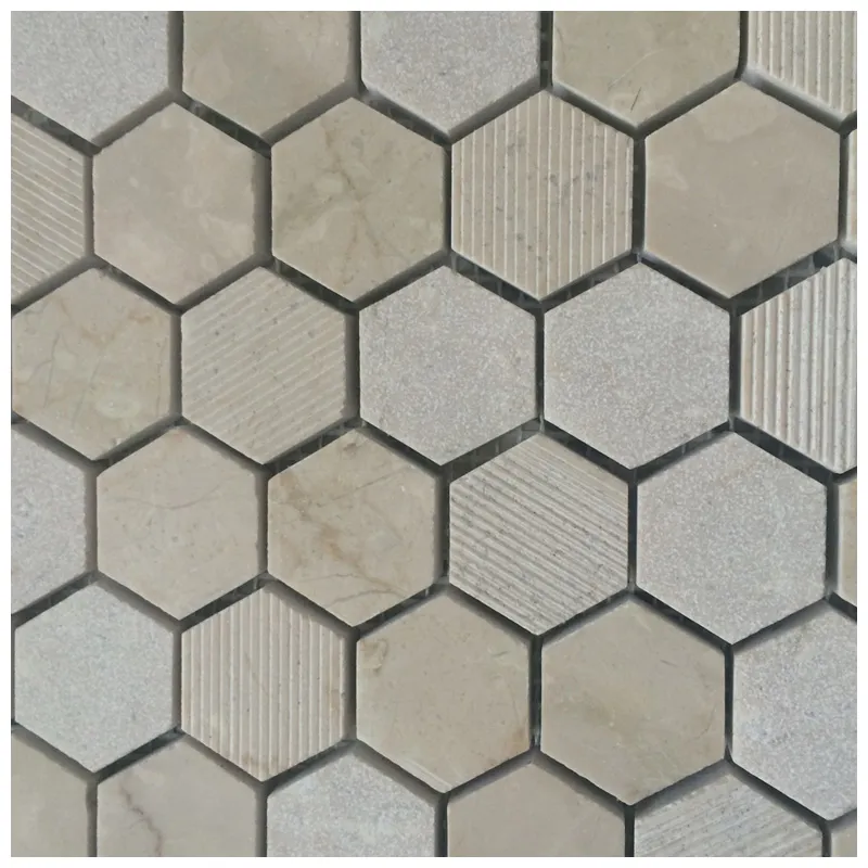 Crema Marfil Mosaic View 1