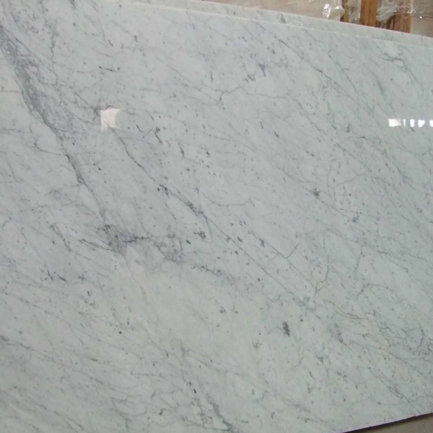 High Quality Natural White Italy Stone Bianco Carrara Polishing Marble Colors
