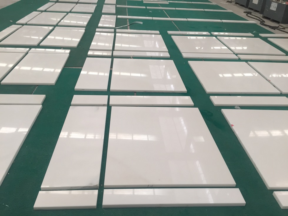 Greek Polished Pure Thasos White Marble for Kitchen/Bathroom/Wall/Floor