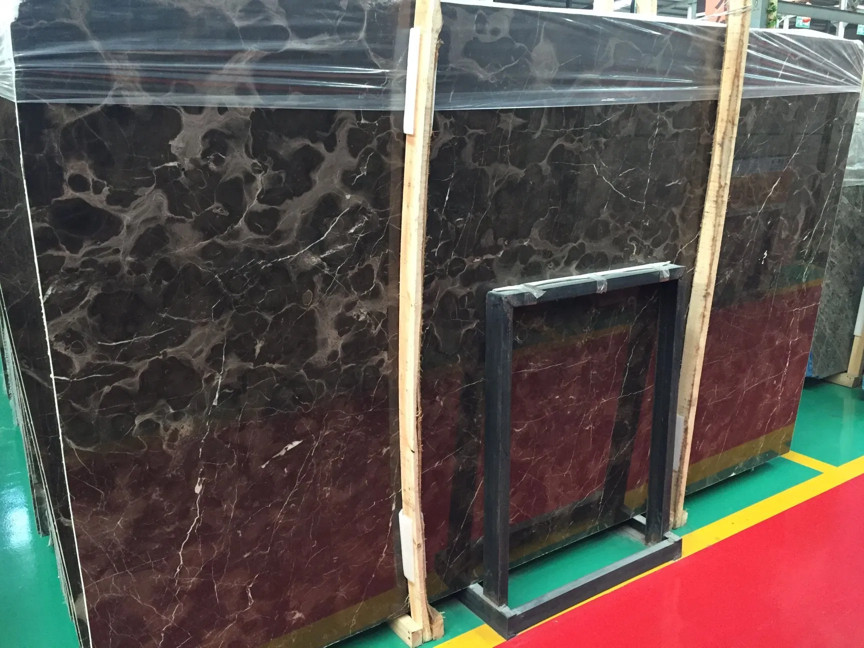 China Natural Dark Emperador Brown Marble Slabs