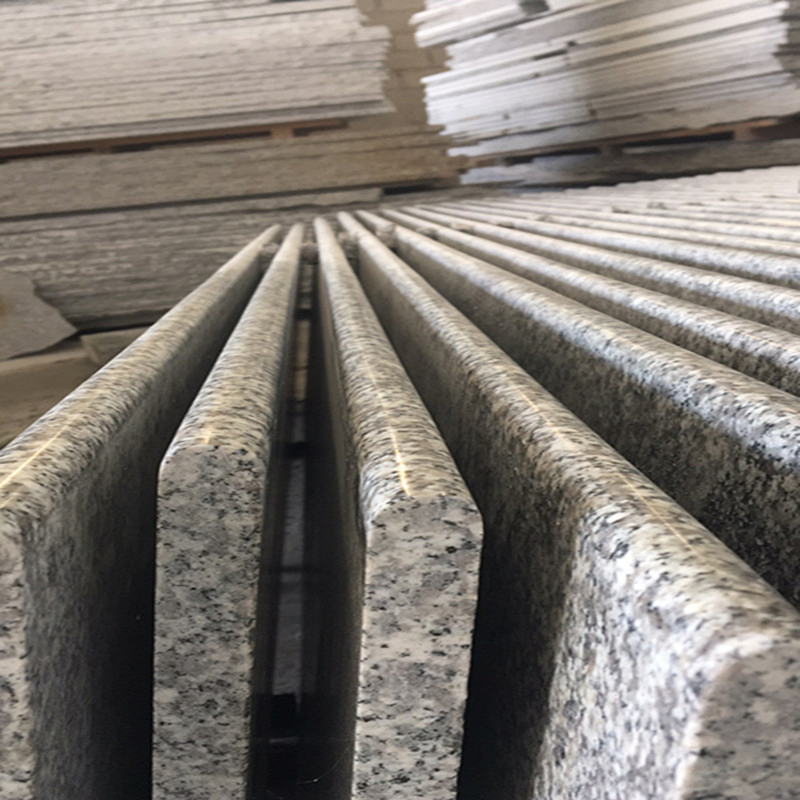 G623 Grey Rosa Beta Granite Kitchen Countertops with Backsplash