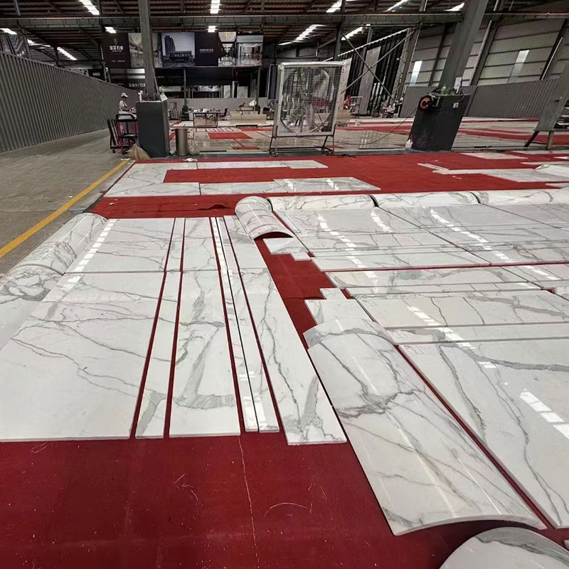 Modern Style Italian Calacatta White Marble Tiles Floors Price 60*60