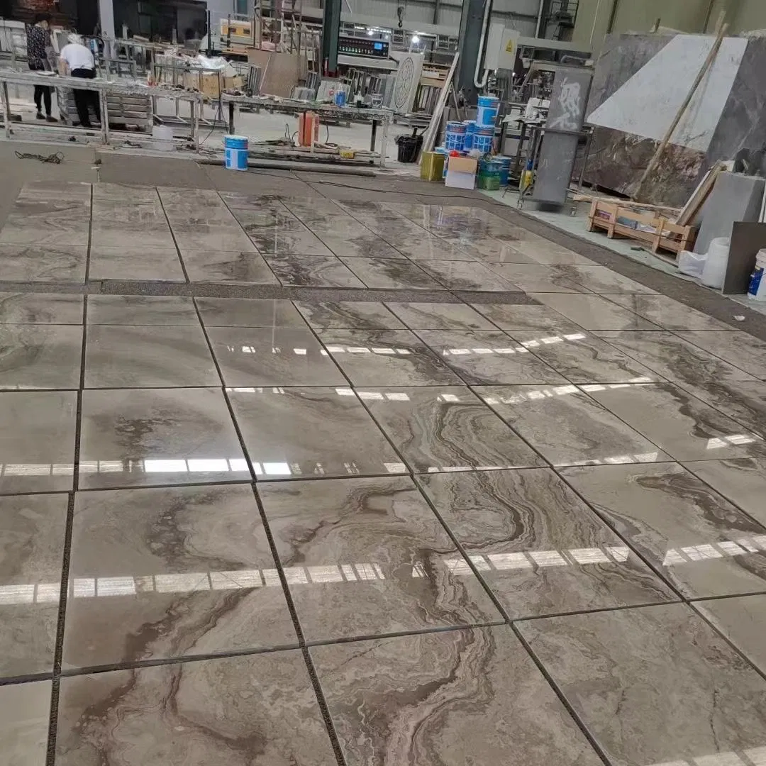 Natural Stone polished/honed Light Brown Marble Flooring for interior/indoor Kitchen/Bathroom/Lobby/room Decoration