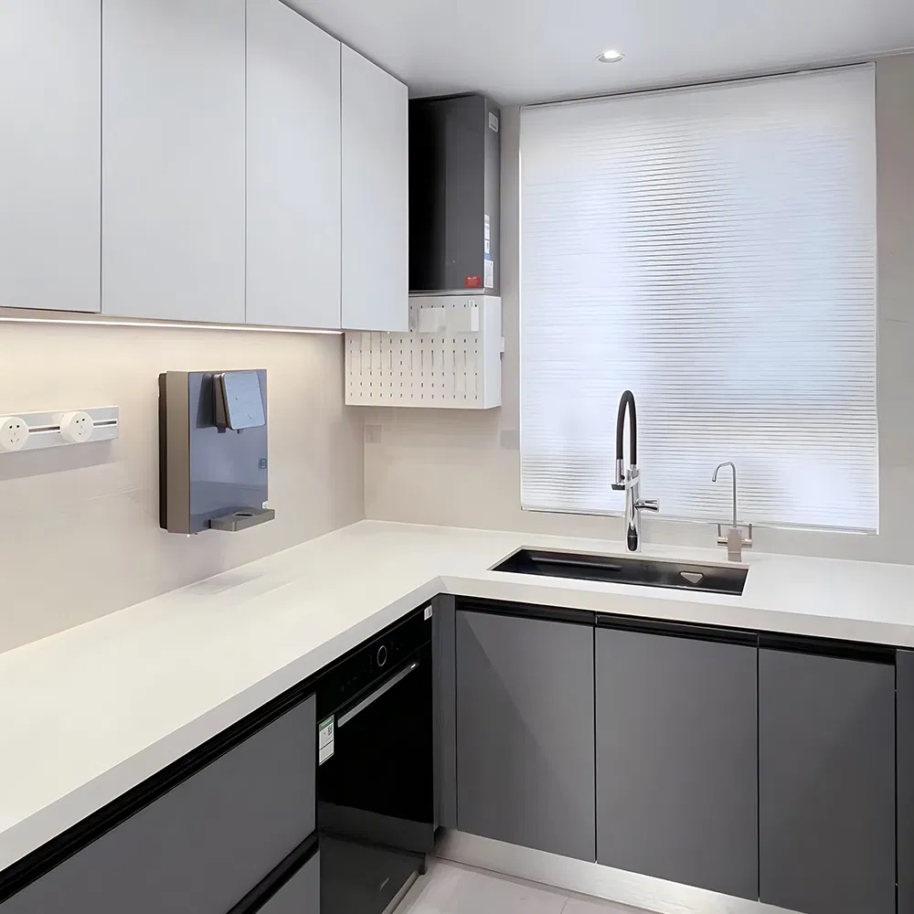 Premium Calacatta Marble Vein Solid Surface Slab for Luxury Designs