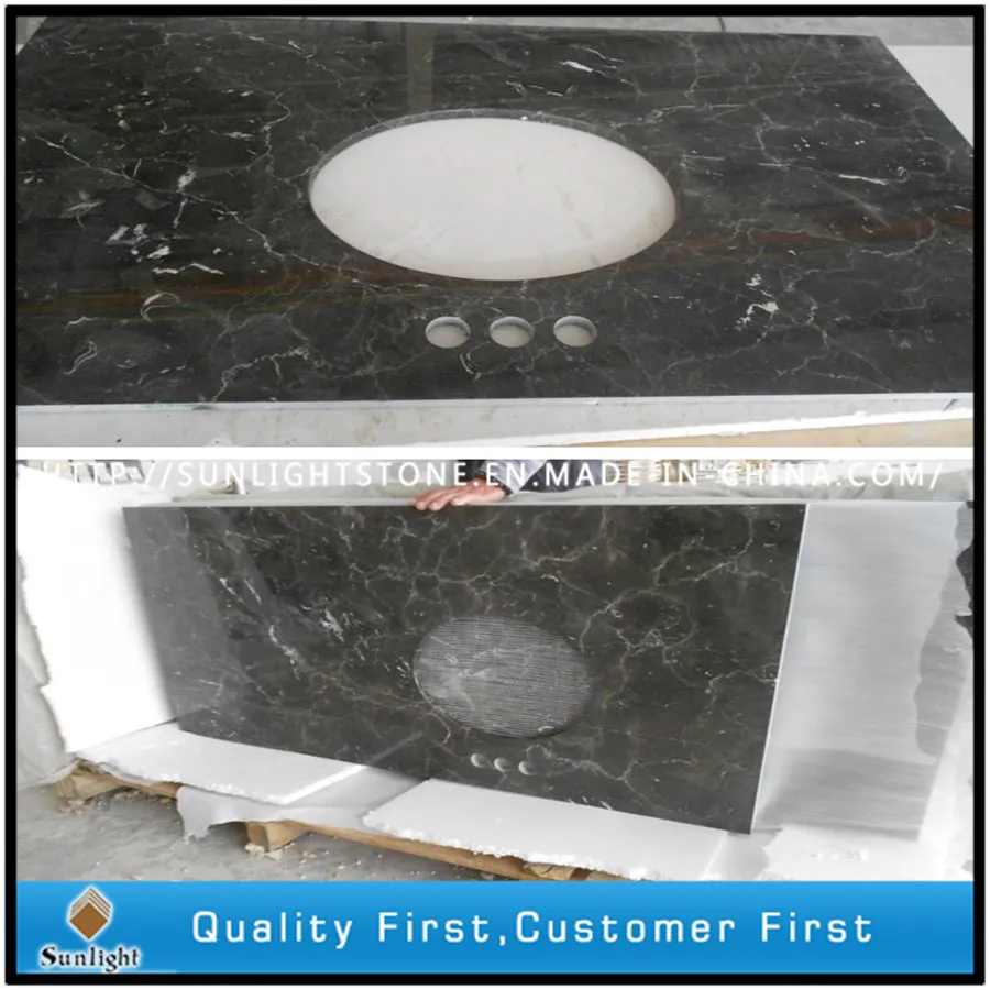 Brown Marble Vanity Top