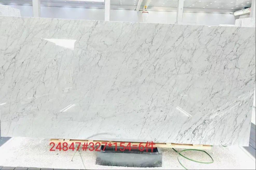 Italian White Carrara Marble Slab 3