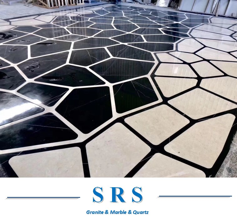 Natural Stone Beige/Grey/Red Portoro Gold/Laurent/Nero/Black Marquina Marble for Wall Floor Countertop Interior Design