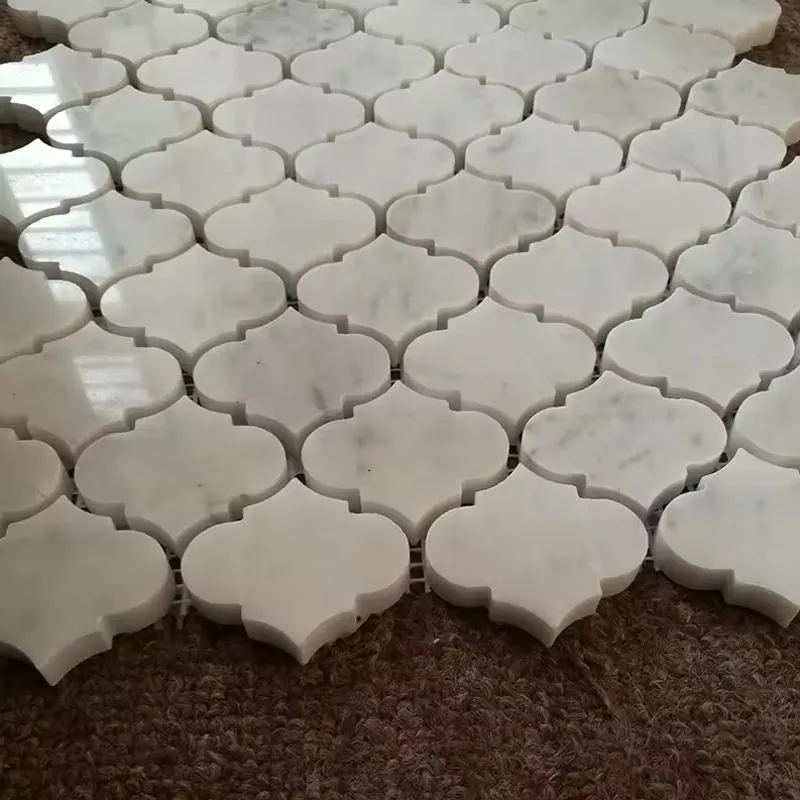 Carrara White Lantern Mosaic