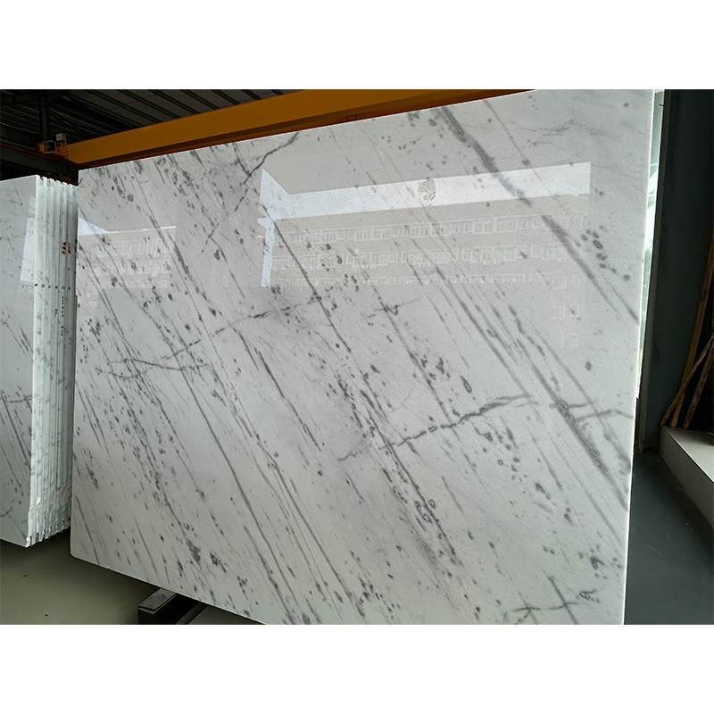 Polished Natural Stone China Statuario/Statuary White Marble Tiles/Slabs for Bookmatch Background/Flooring/Wall/Countertop/Indoor/Interior Decoration Price