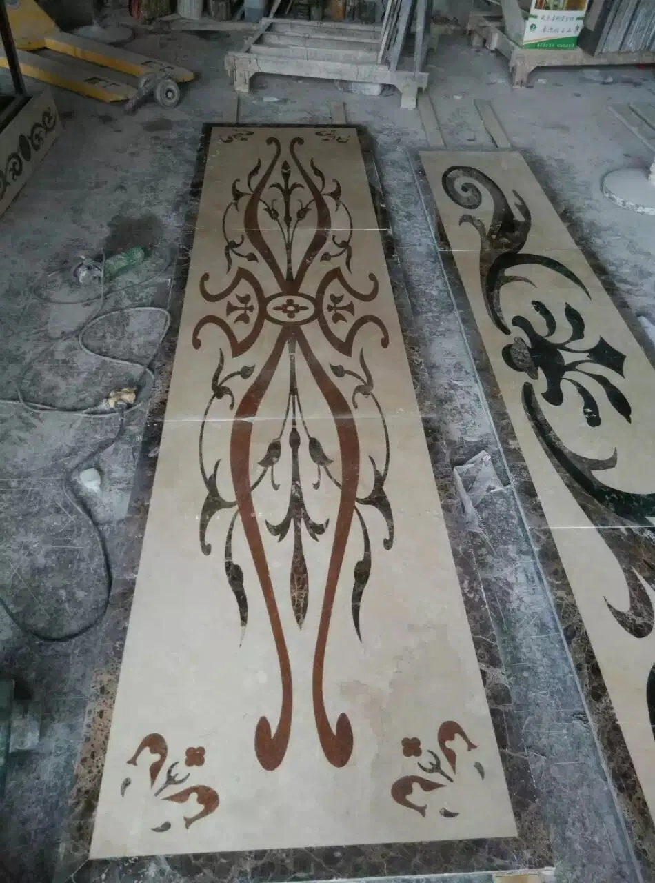 Natural Stone Marble Water-Jet Medallion 5