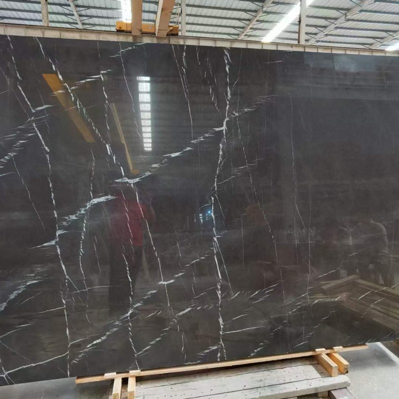 Natural Stone Nero Black Marquina Marble Wall Panel Low Price Large Black Marble Stair and Floor Tiles