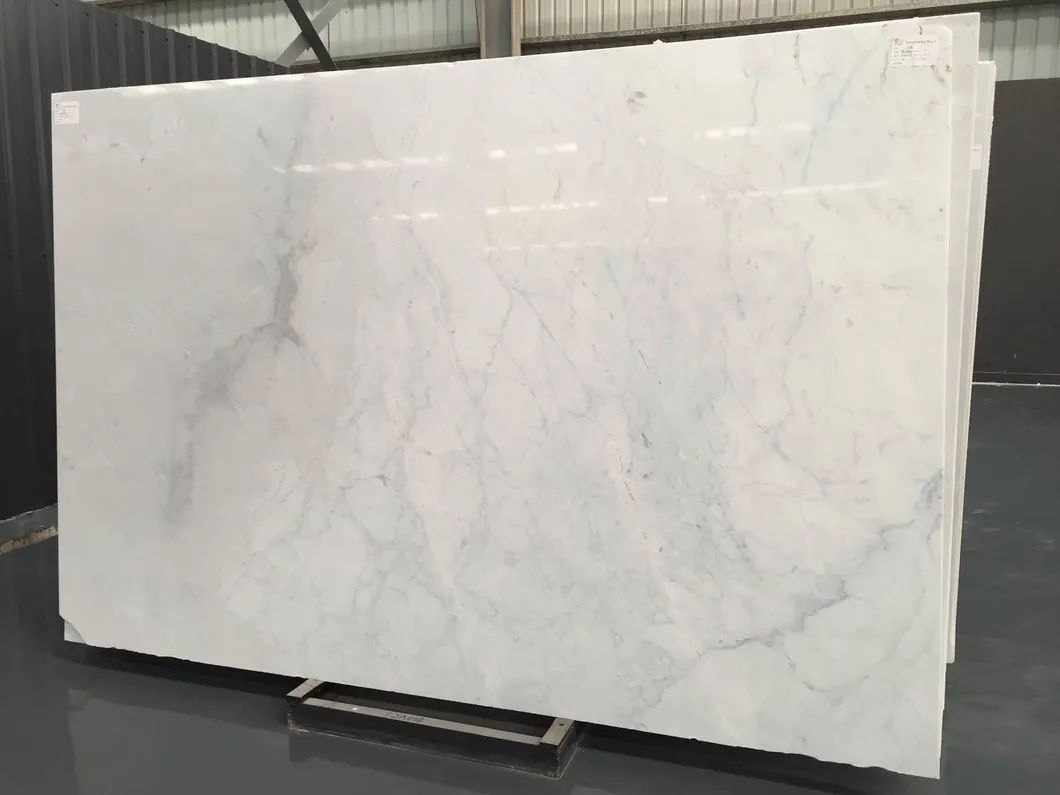 Italian White Carrara Marble for Tile, Countertop, Slab