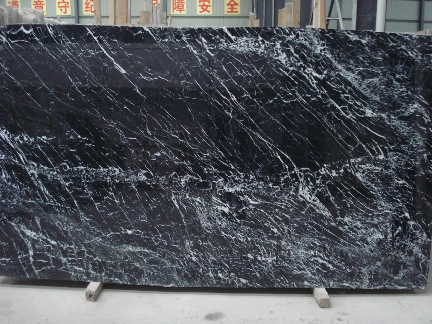Cheap Black Marble Nero Marquina Marble Factory Price Wall Floor Covering Spain Black Marble Fireplace Decoration