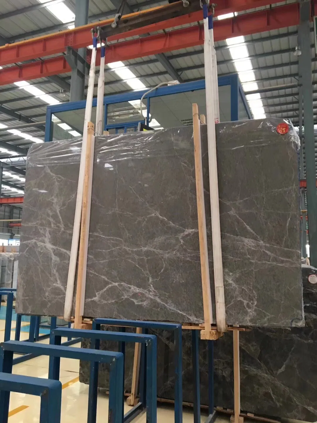 Natural Stone Emperador Grey Hermes Dark Gray Marble Slabs for Home/Hotel