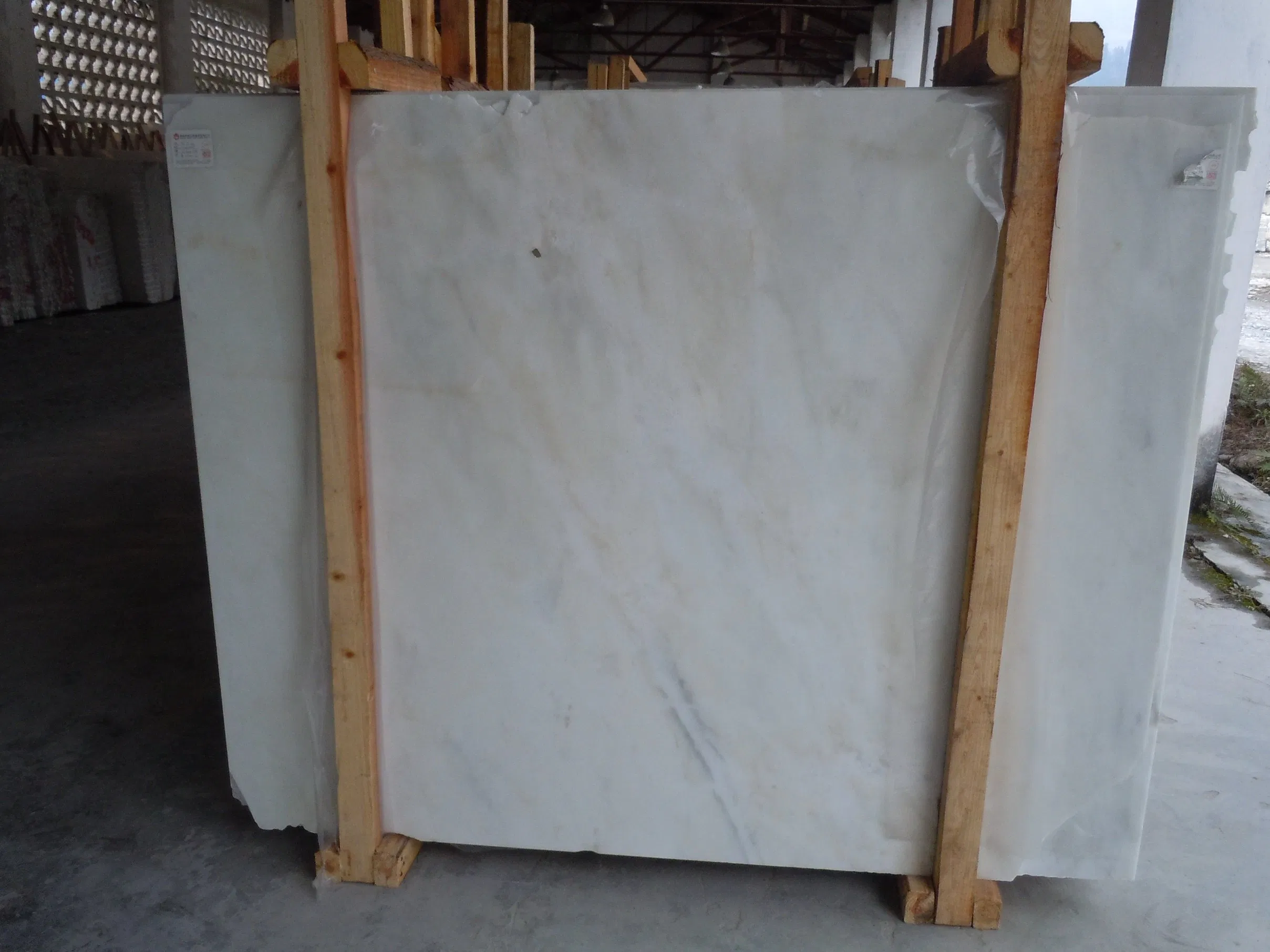 Natural Stone White Grey Veins Bianco Carrara Marble for Slab/Floor/ Wall Tile