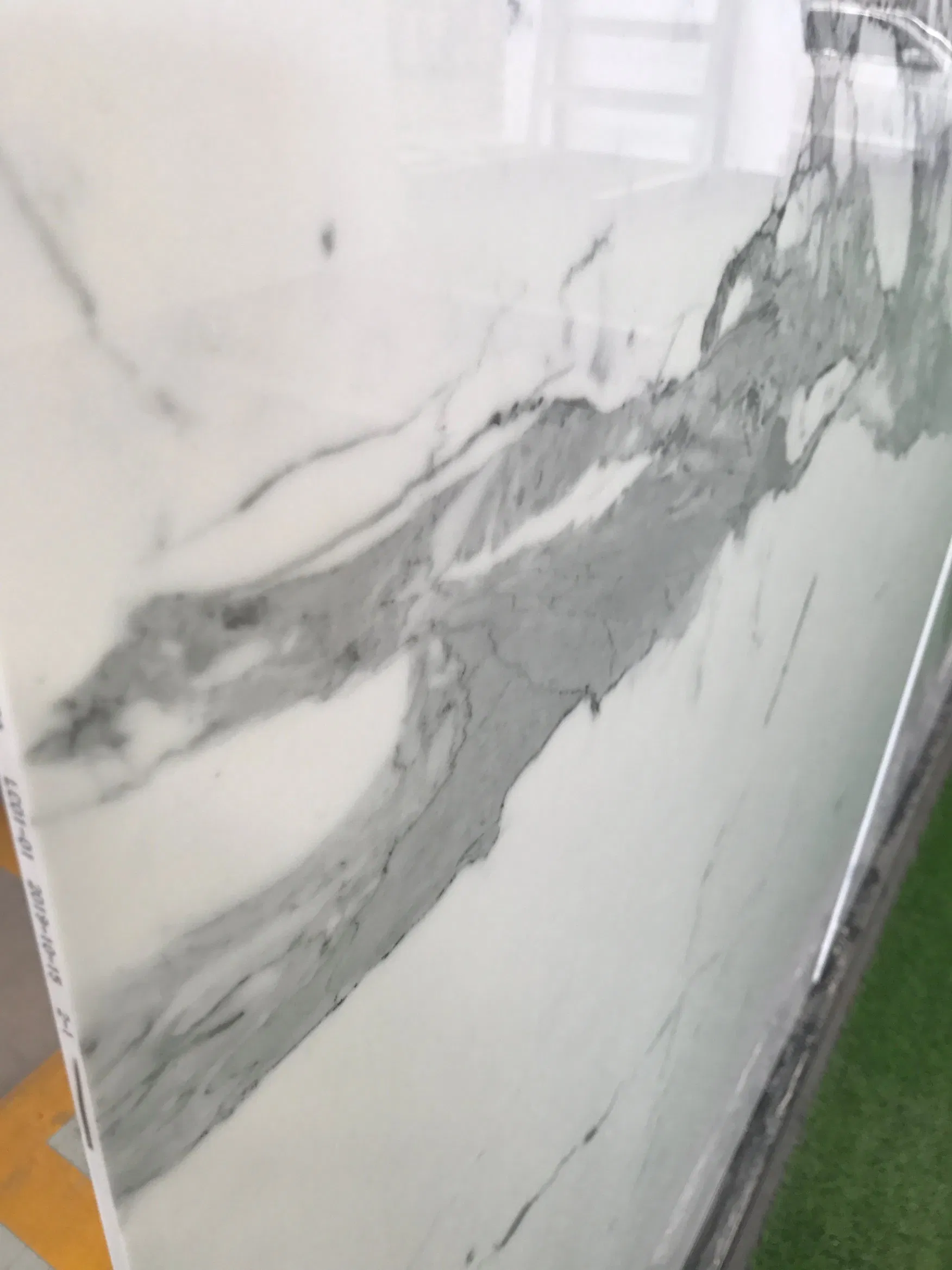 Artificial Calacatta White Marble Color Rock Plate Sintered Stone Tile and Slab