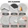 Honed Marble Effect Spc Flooring: Soft Sheen, Heavy-Duty Performance