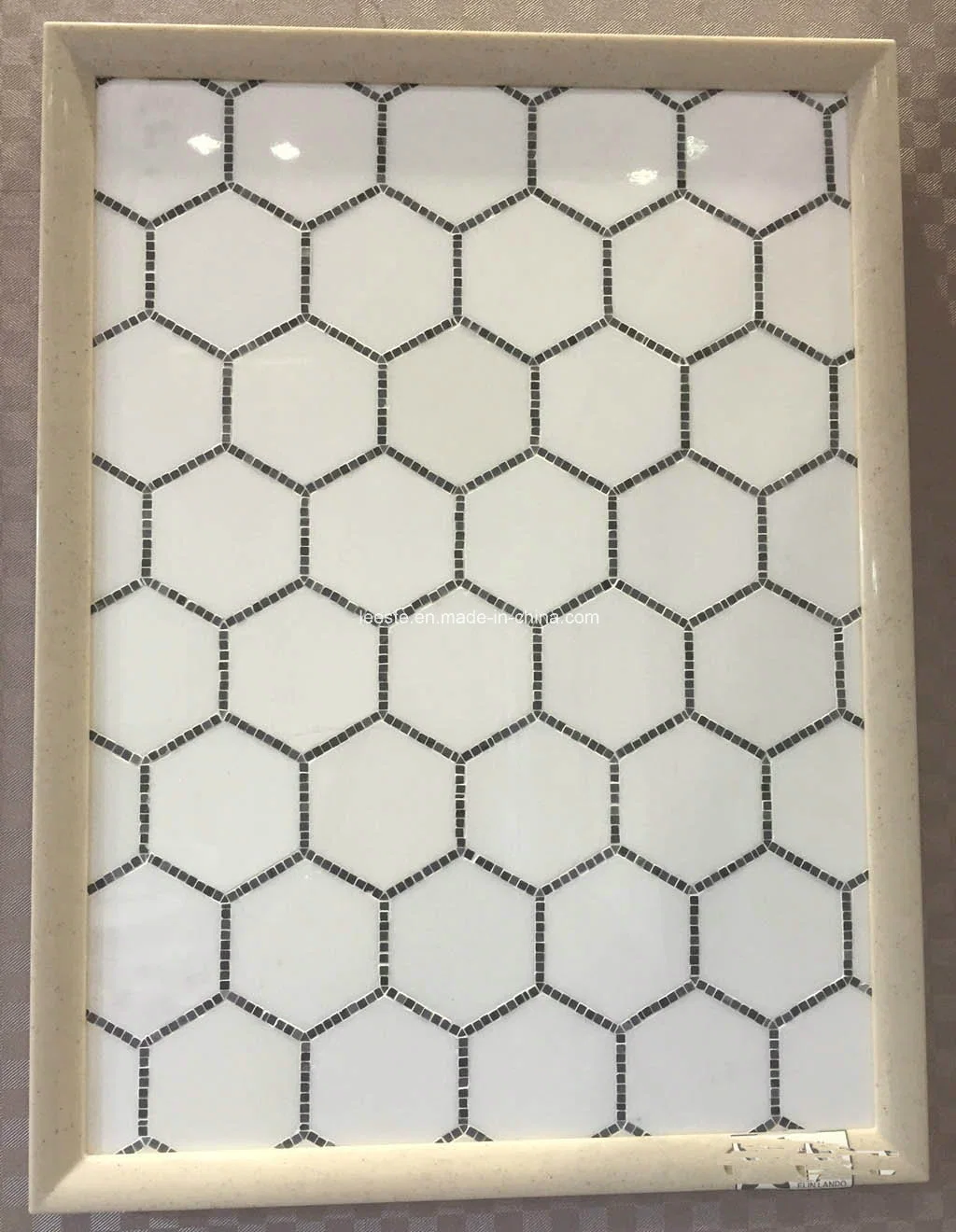 Popular Calacatta Gold Hexagon Marble Mosaic Veneer