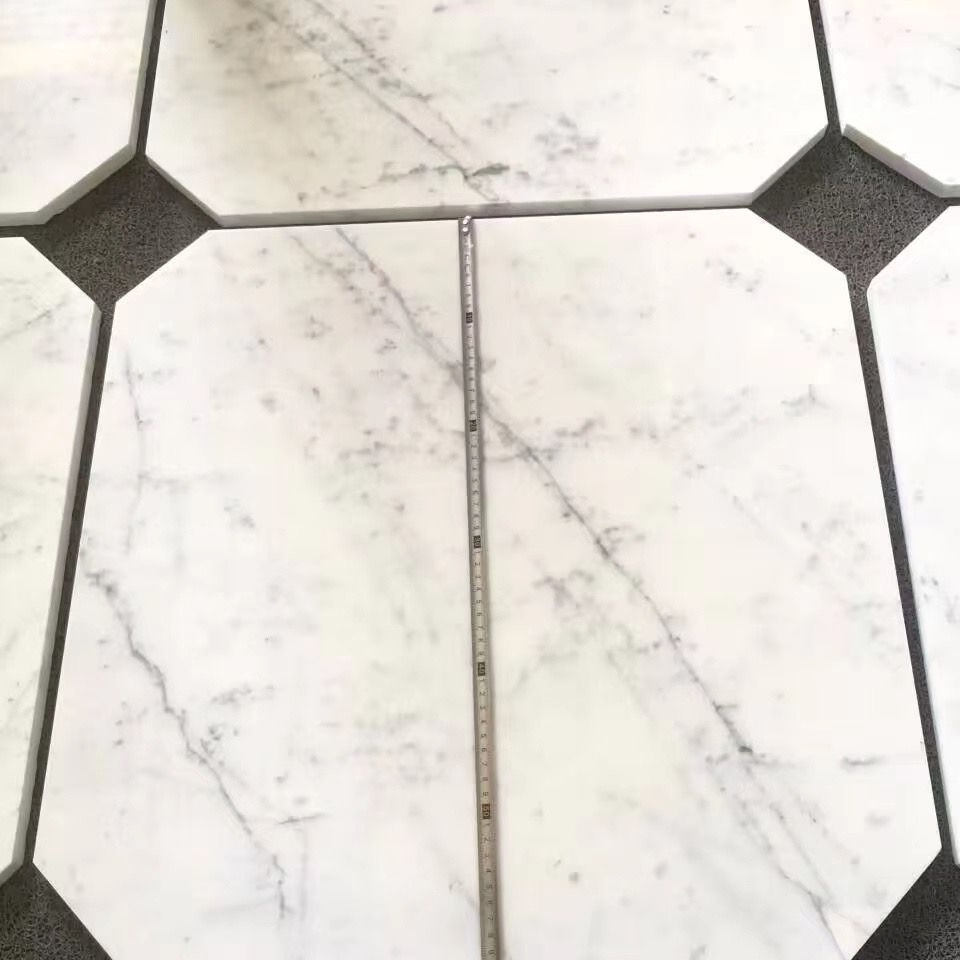 Polished/Honed grey/beige/black/red/brown/green/pink/white Carrara marble for interior bathroom/Kitchen floor/wall slab/tile/countertop/stair/sill/paving/mosaic