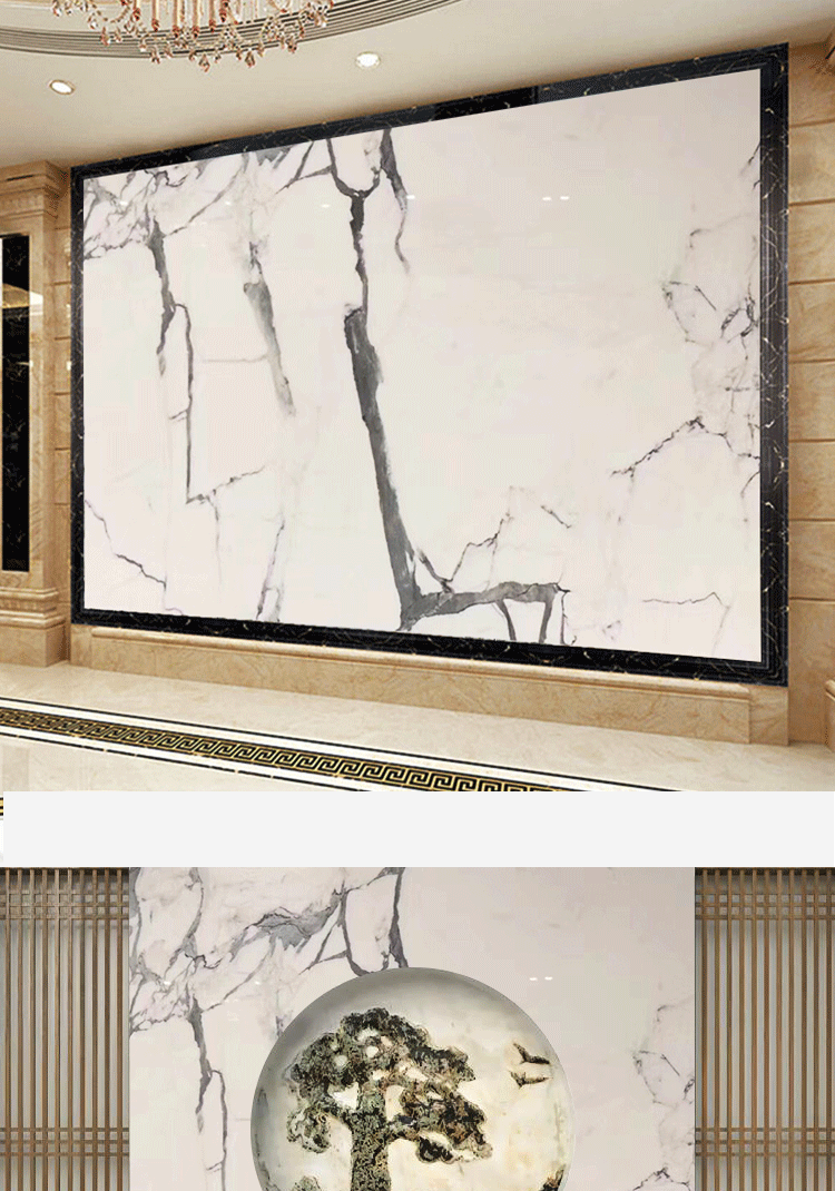 Calacatta White Marble Detail 2