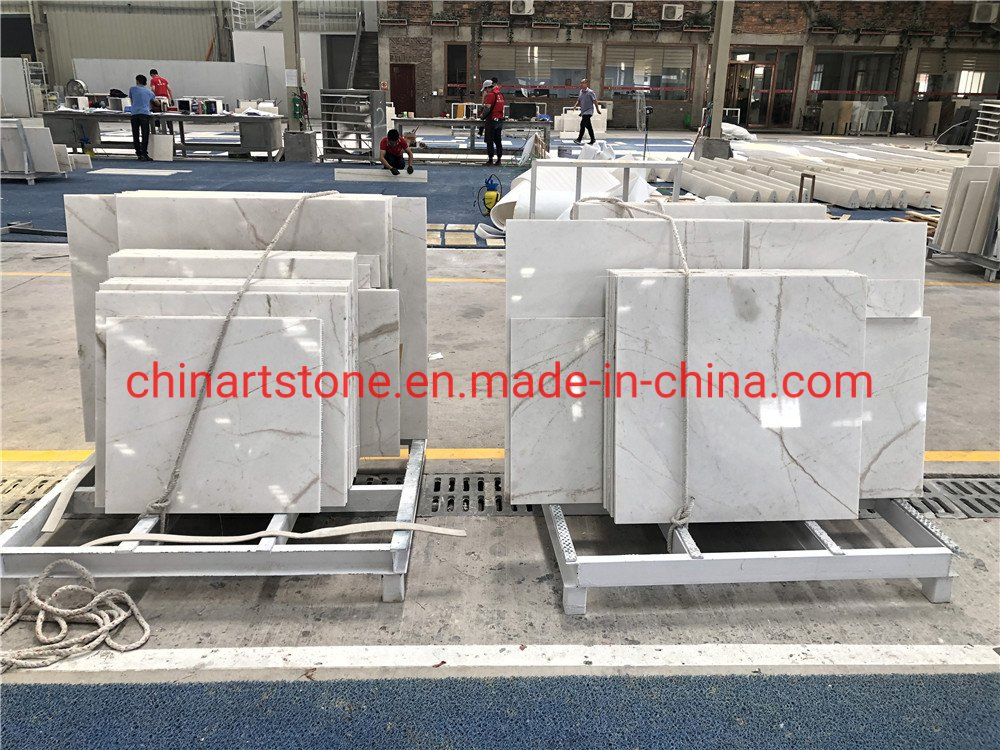 New Bianco Calacatta/ Carrara/ Statuario White Marble for Slabs and Tiles