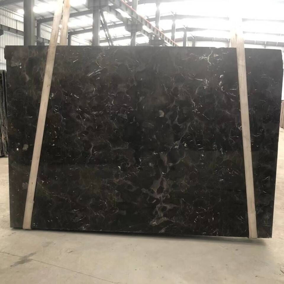 Natural Cn Dark Emperador Jumbo Marble Customized Size for Countertop and Big Slabs/Tiles