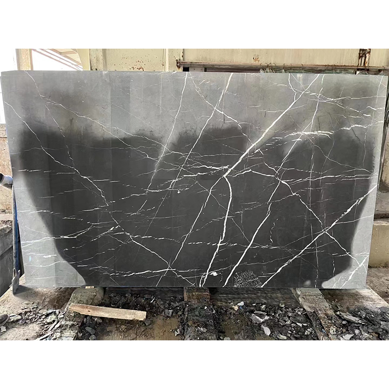 Black Stone Nero Marquina Marble for Slabs/Tiles/Countertop/Worktop/Vanitytop/Stairs/Risers Price