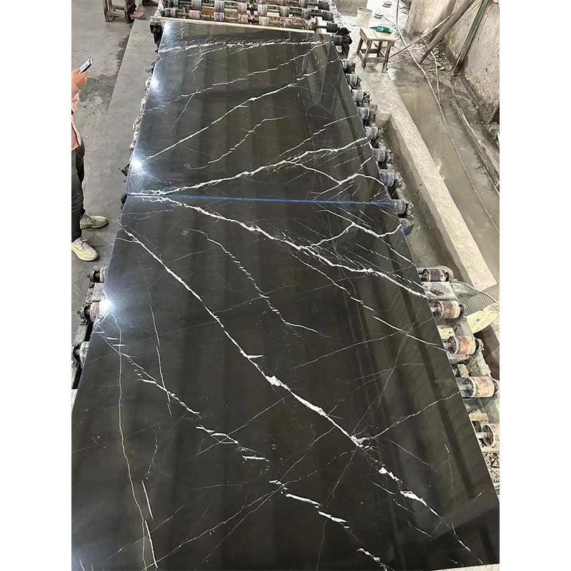Black Stone Nero Marquina Marble for Slabs/Tiles/Countertop/Worktop/Vanitytop/Stairs/Risers Price