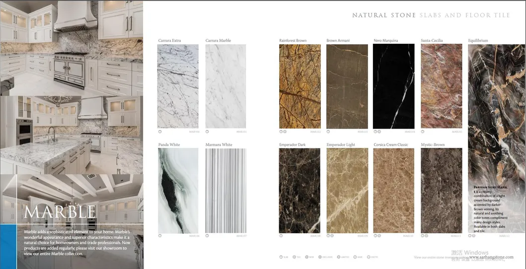 Brown Dark Emperador Marble Slabs