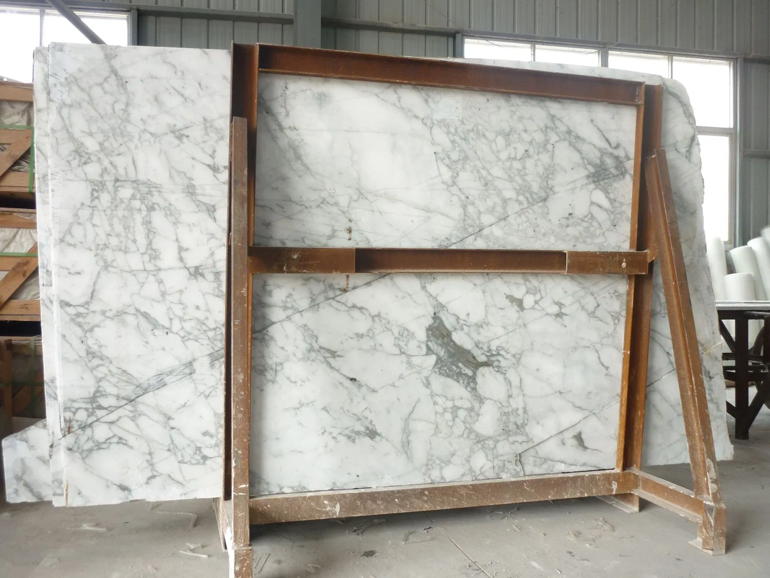 Italian White Carrara Marble for Tile, Countertop, Slab
