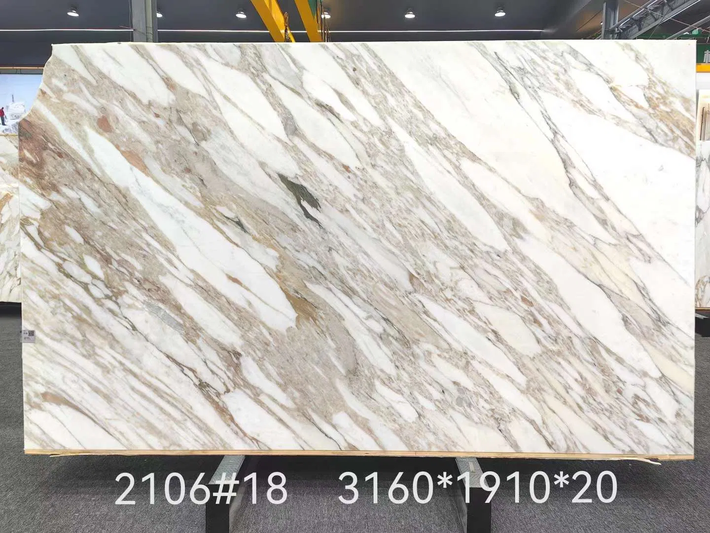 Natural Polished Calacatta Gold Marble Slabs for Kitchen/Bathroom/Countertop/Wall/Floor