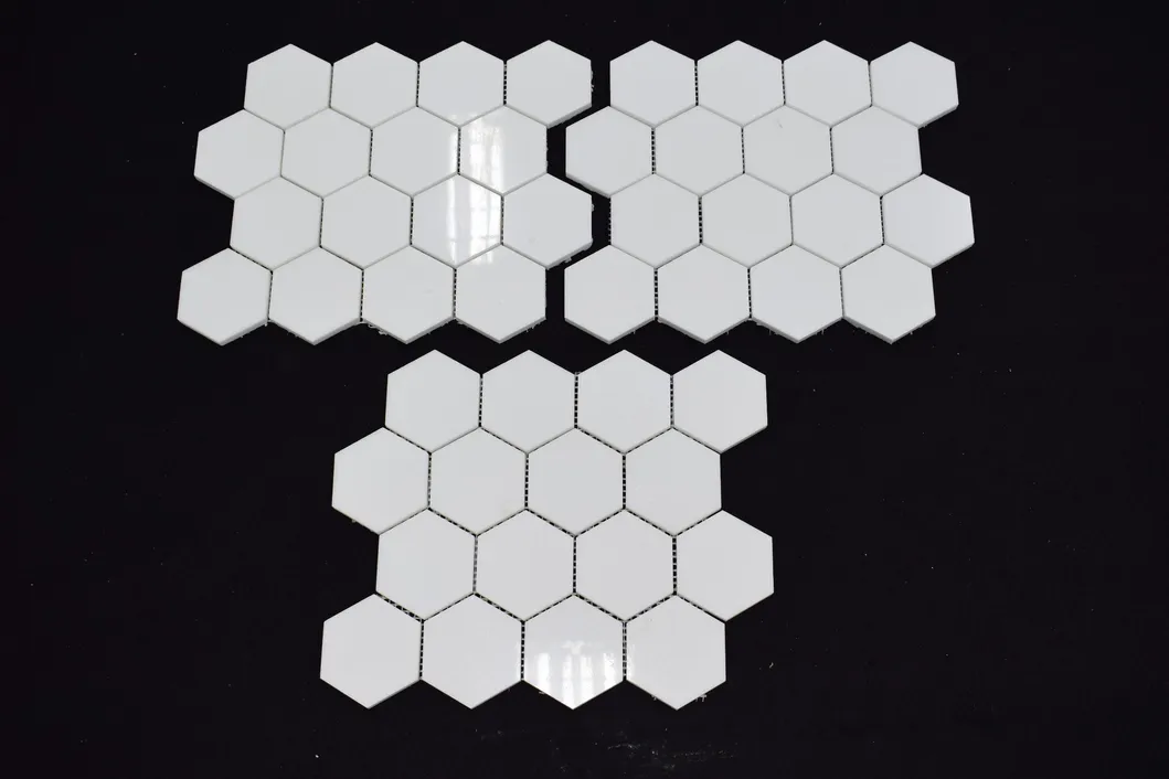 Thassos White Hexagon Mosaic Tile